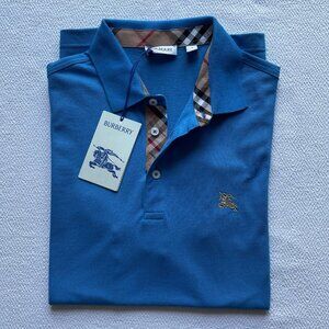 BURBERRY LONDON MEN'S COTTON POLO SHIRT XLARGE SIZE